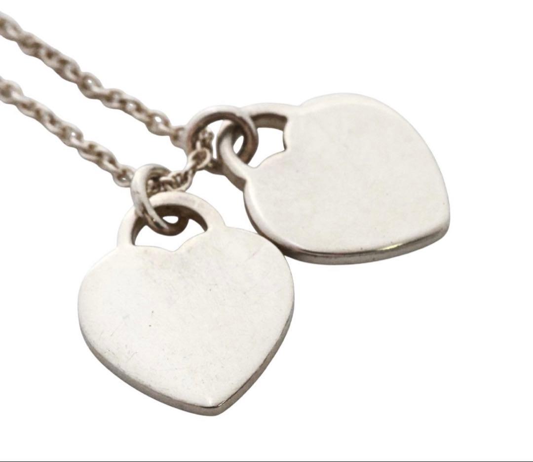 Tiffany & Co Return to Double Heart Necklace — view 6