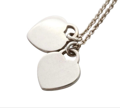 Tiffany & Co Return to Double Heart Necklace — view 7