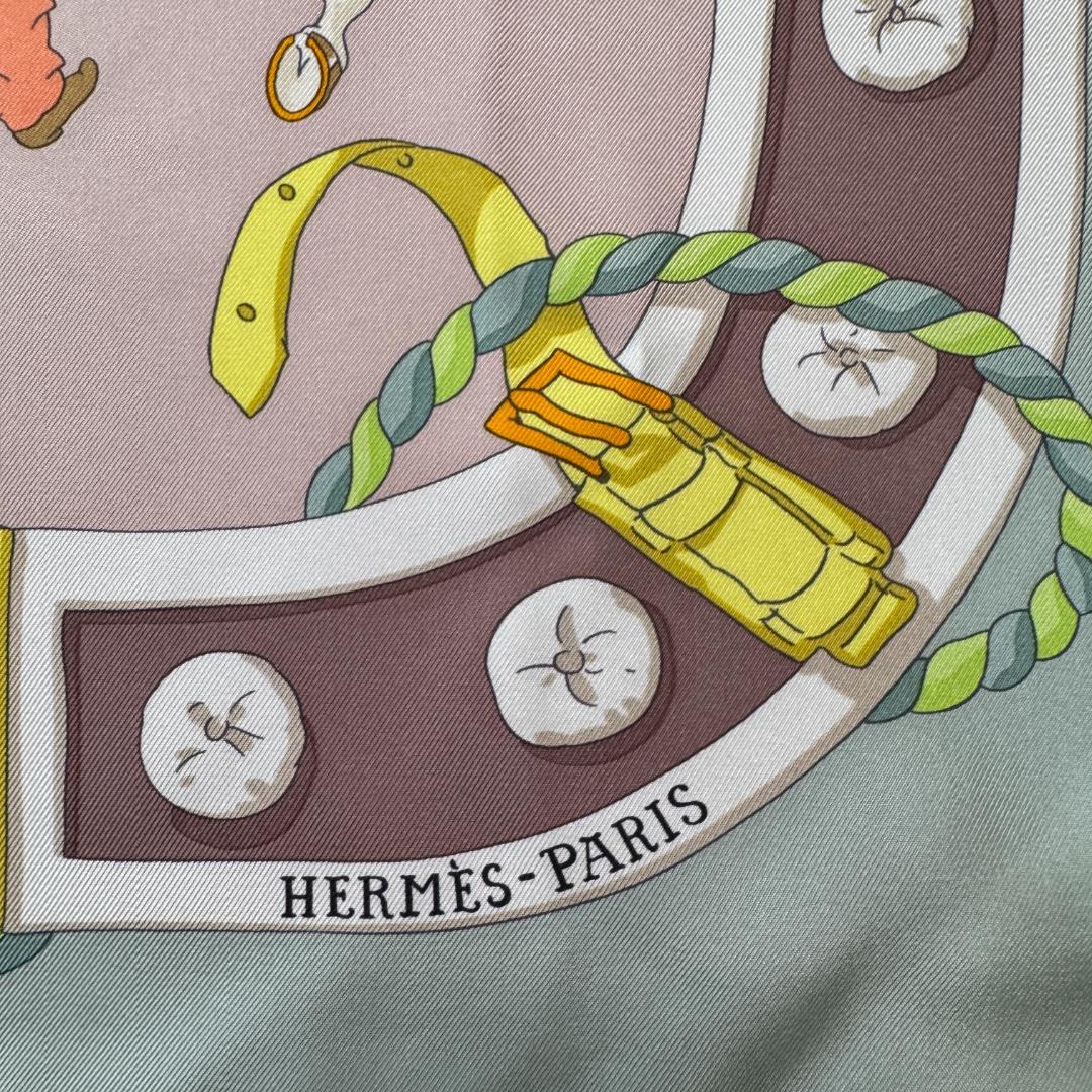 Hermes Carre 90 Ronds de Marche Scarf — view 6