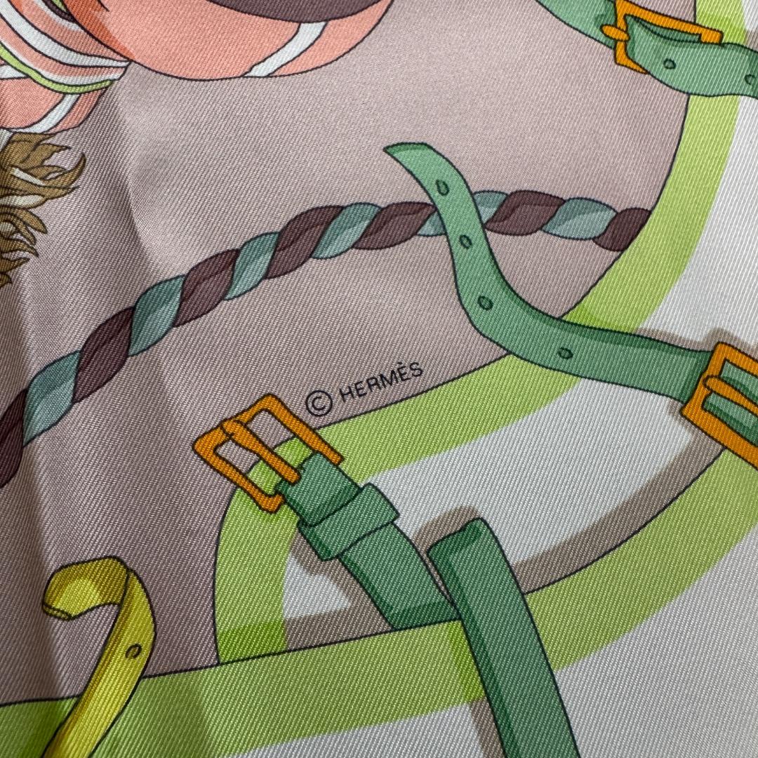 Hermes Carre 90 Ronds de Marche Scarf — view 8