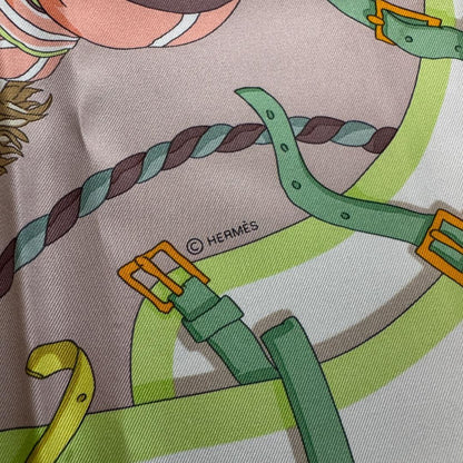 Hermes Carre 90 Ronds de Marche Scarf — view 8