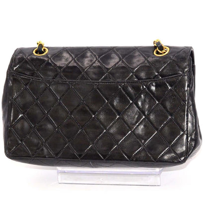 Chanel Quilted Lamb Turnlock Chain Shoulder Bag