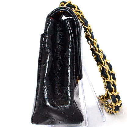 Chanel Quilted Lamb Turnlock Chain Shoulder Bag