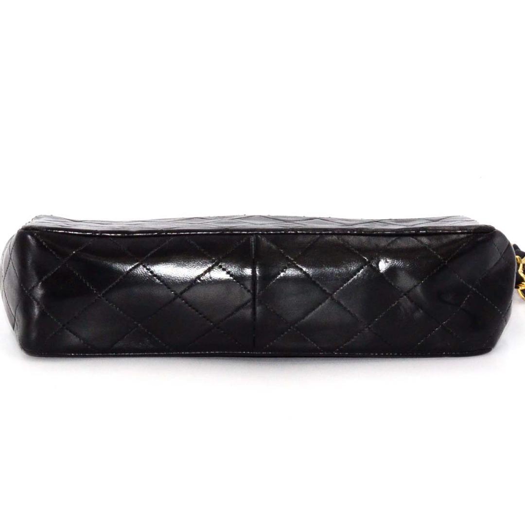 Chanel Quilted Lamb Turnlock Chain Shoulder Bag