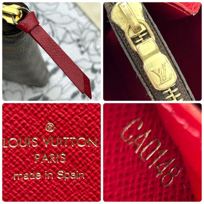 Louis Vuitton Damier Portefeuille Clemence Wallet — view 8