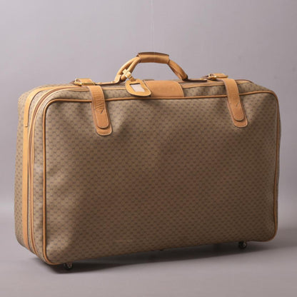 Gucci Vintage Micro GG Trunk 75 Boston Leather Beige Travel — view 2