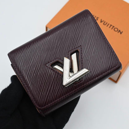 Louis Vuitton Epi Twist Compact Trifold Wallet Purple