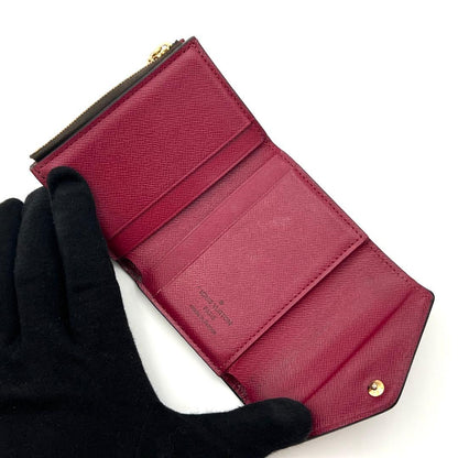 Louis Vuitton Monogram Portefeuille Zoe Trifold Wallet Fuchsia