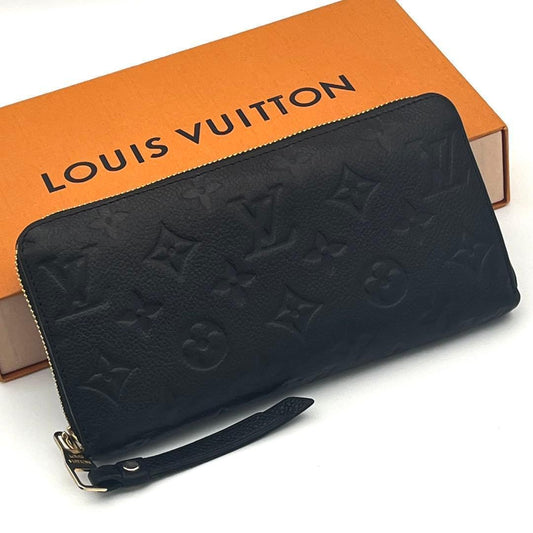 Louis Vuitton Zippy Wallet Monogram Empreinte Black Noir