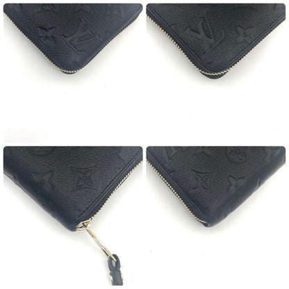 Louis Vuitton Zippy Wallet Monogram Empreinte Black Noir