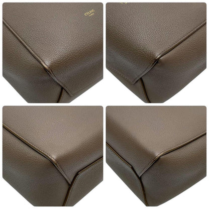 Celine Leather Sungle Bucket Small Shoulder Bag