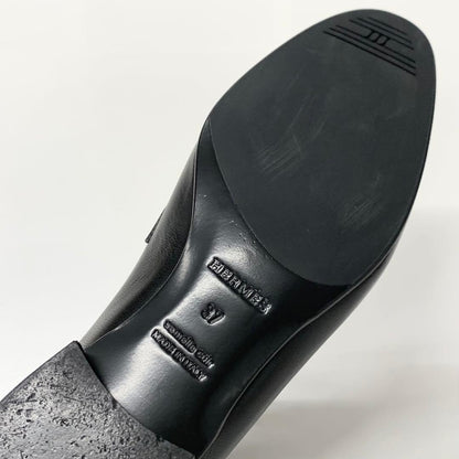 Hermes Paris H Leather Loafers Black — view 8