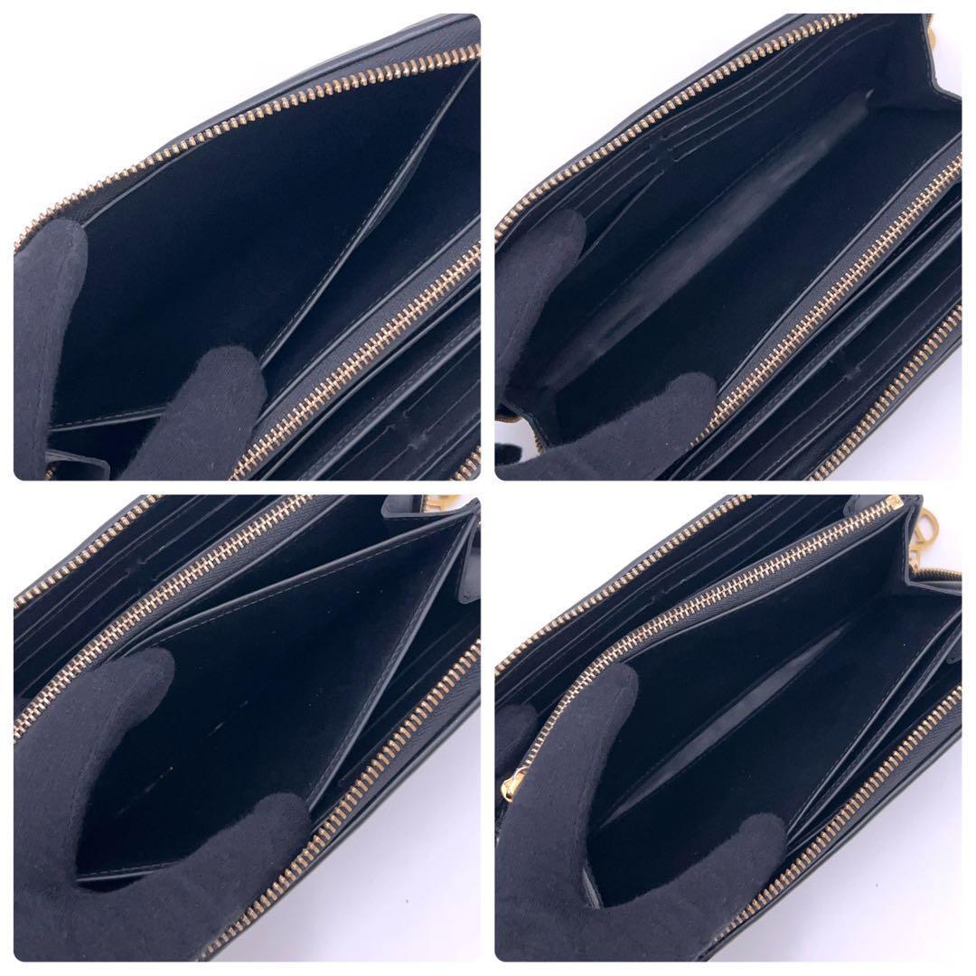 Louis Vuitton Monogram Cousin Zippy Wallet Black — view 4