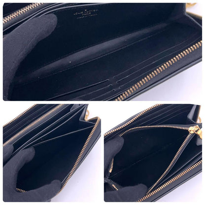 Louis Vuitton Monogram Cousin Zippy Wallet Black — view 5
