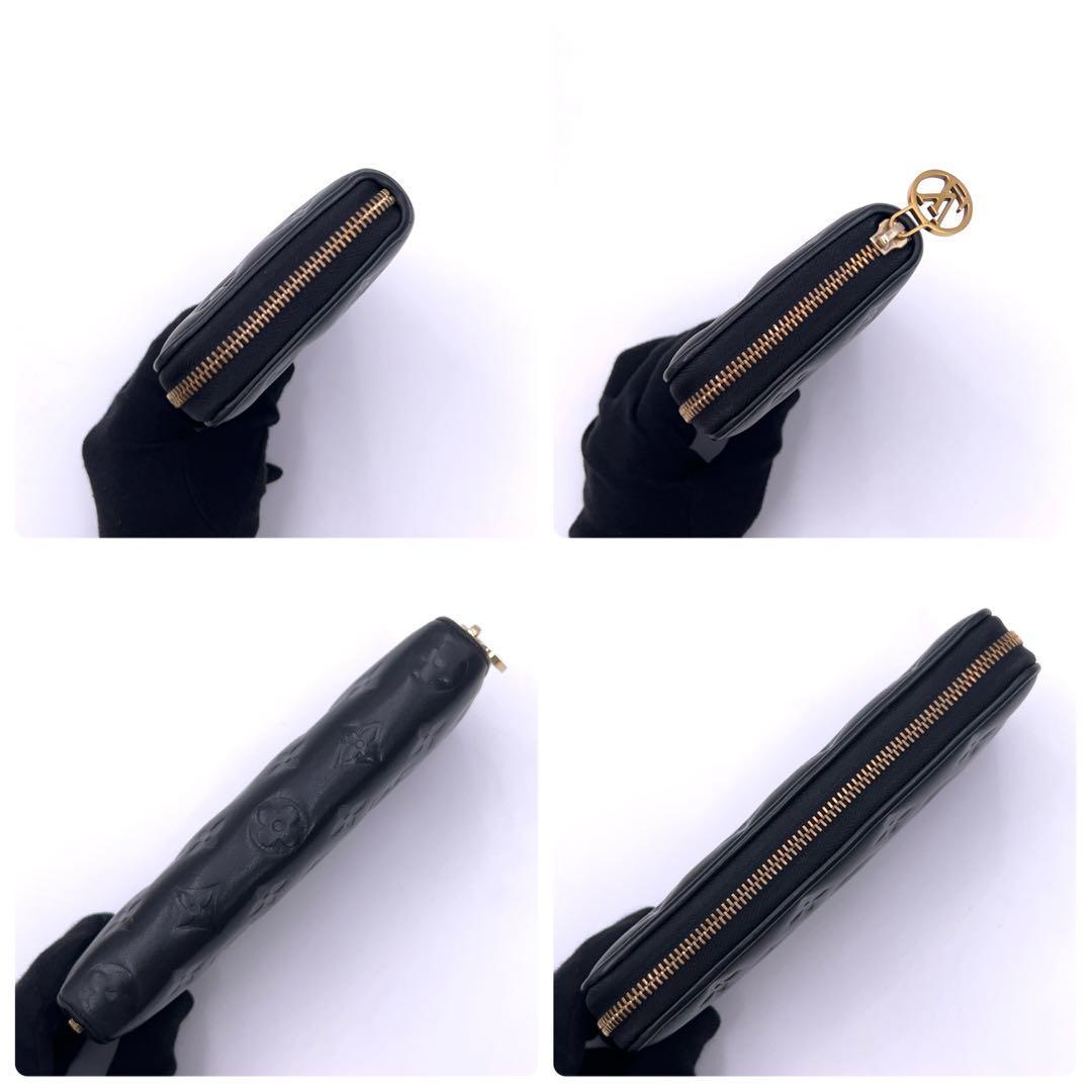 Louis Vuitton Monogram Cousin Zippy Wallet Black — view 6
