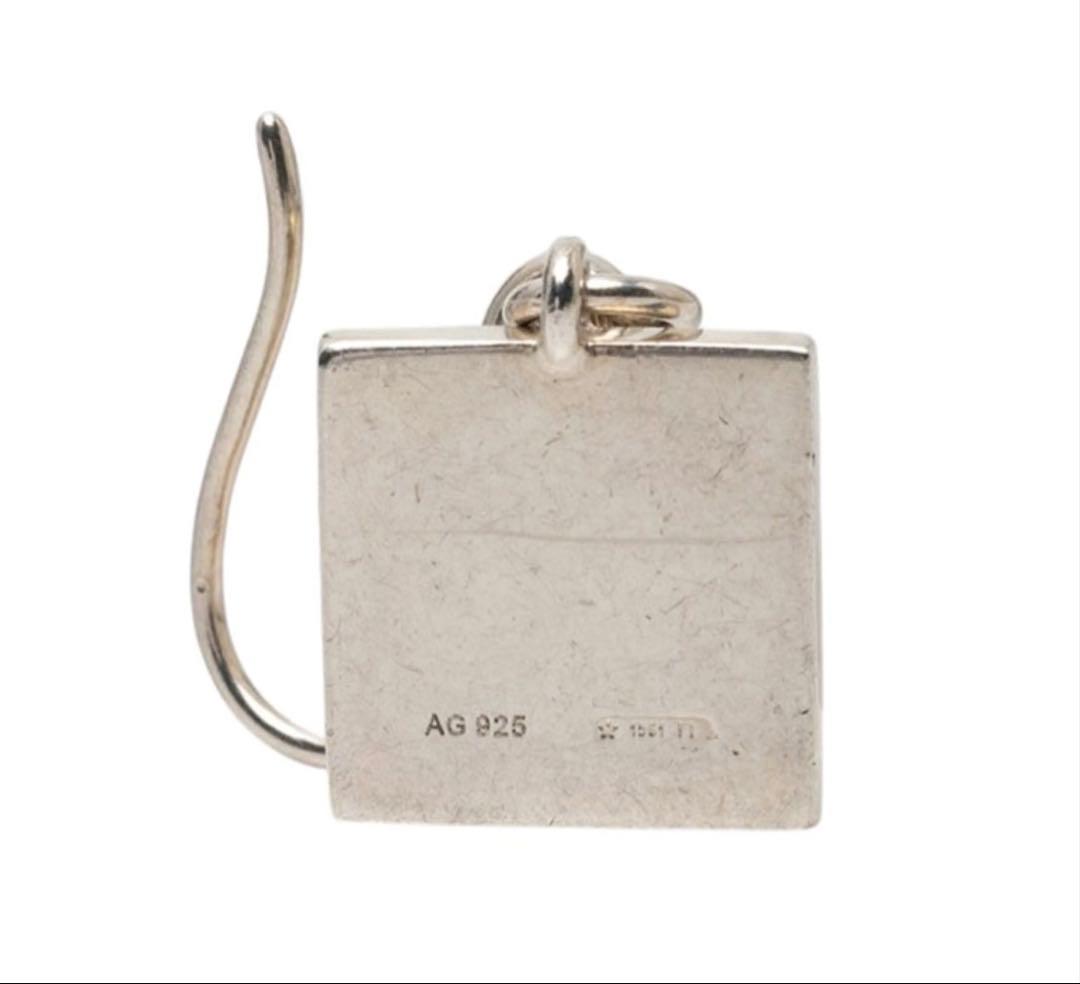 Gucci Square Earrings Silver — view 3
