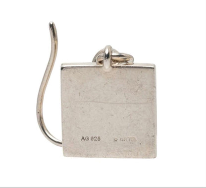 Gucci Square Earrings Silver — view 3