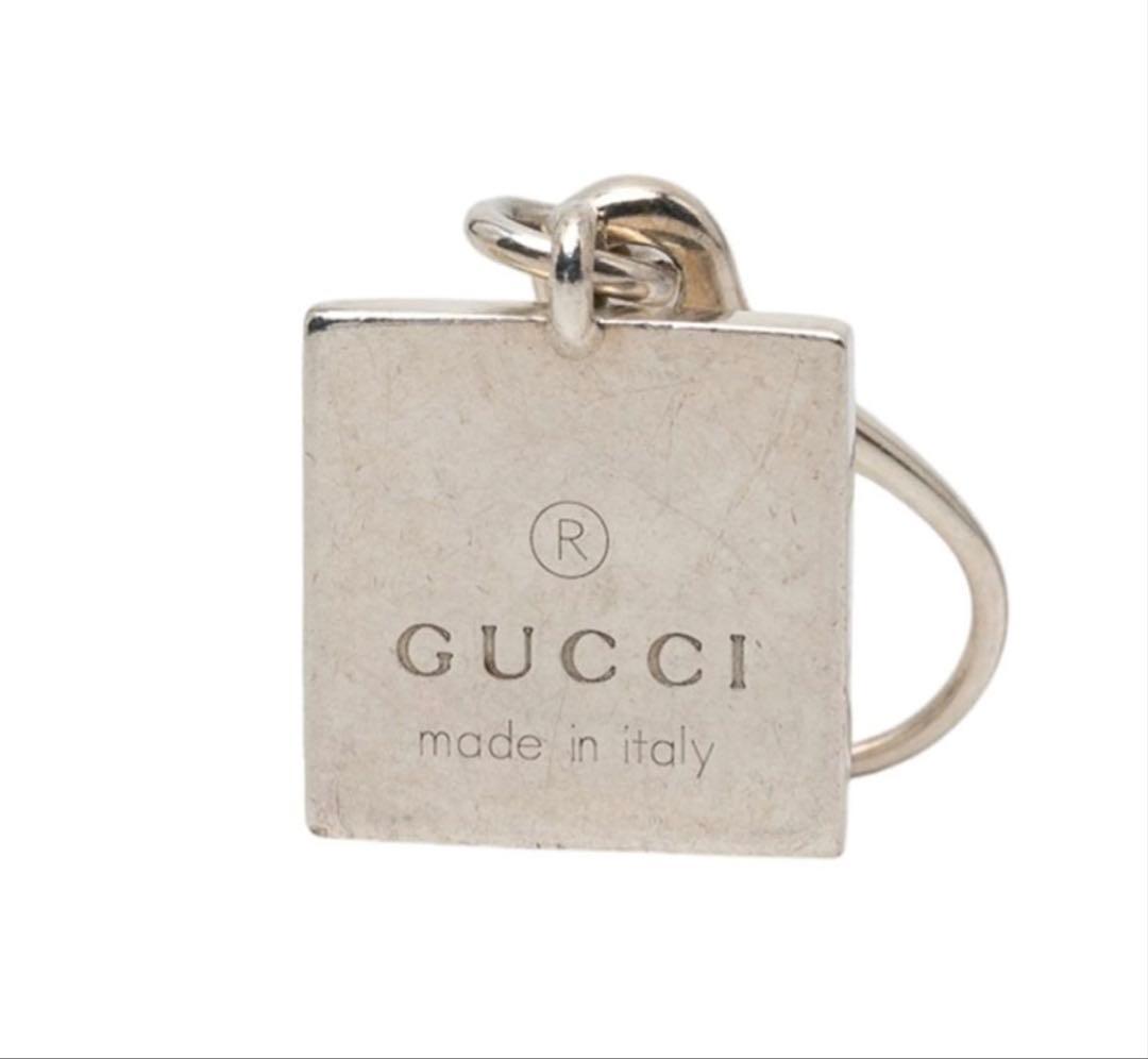 Gucci Square Earrings Silver — view 4