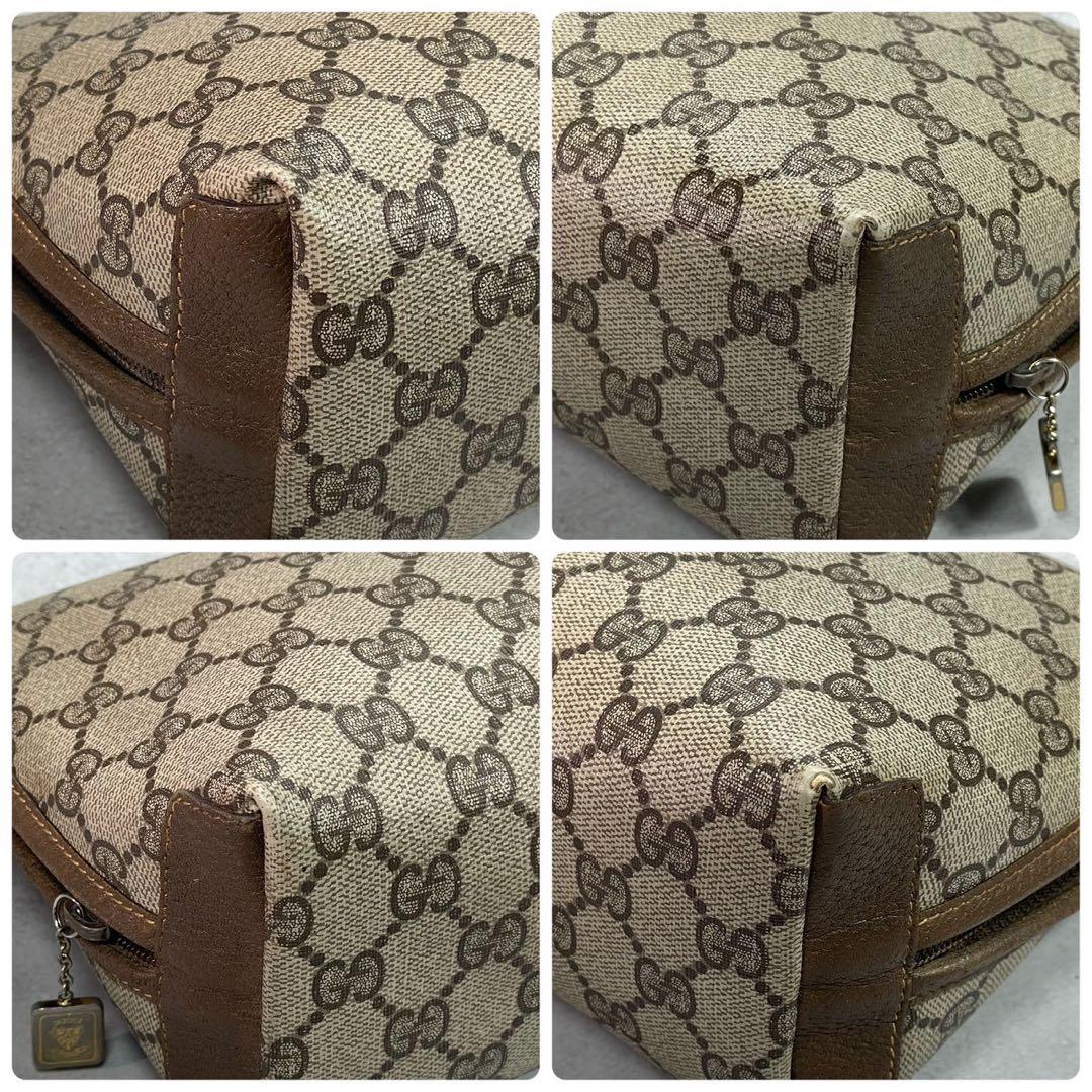 Gucci GG Clutch Brown Leather Logo Second — view 7