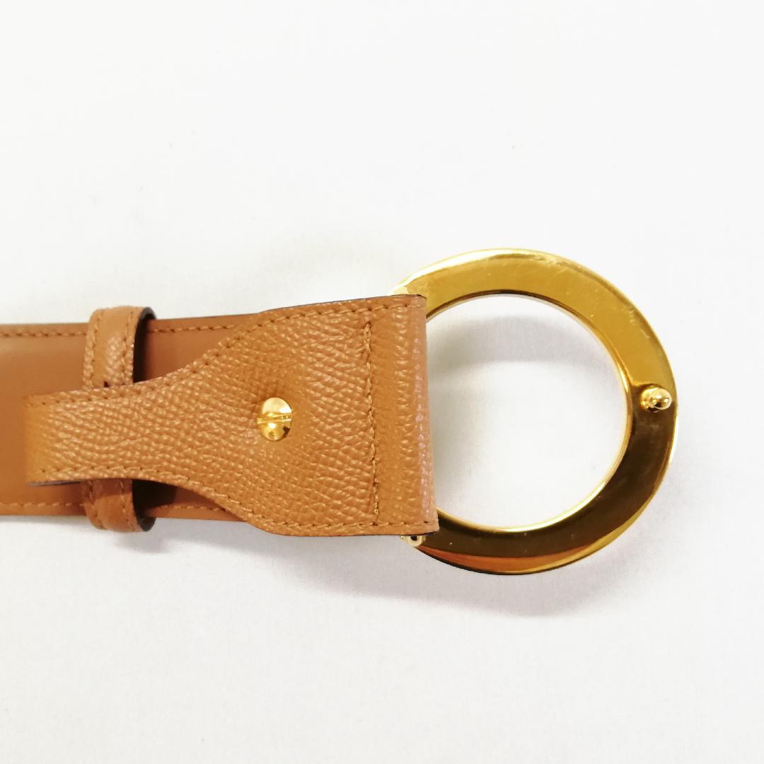 Bvlgari Leather Belt Camel — view 3