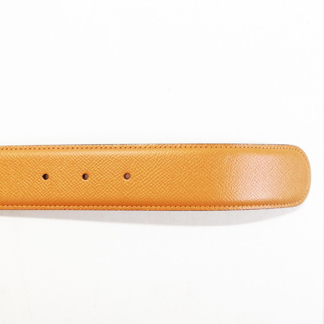 Bvlgari Leather Belt Camel — view 4