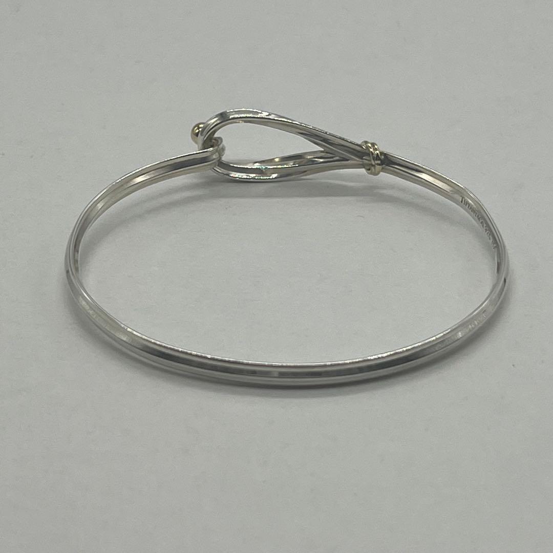 Tiffany & Co Hook and Eye Bangle Bracelet — view 4