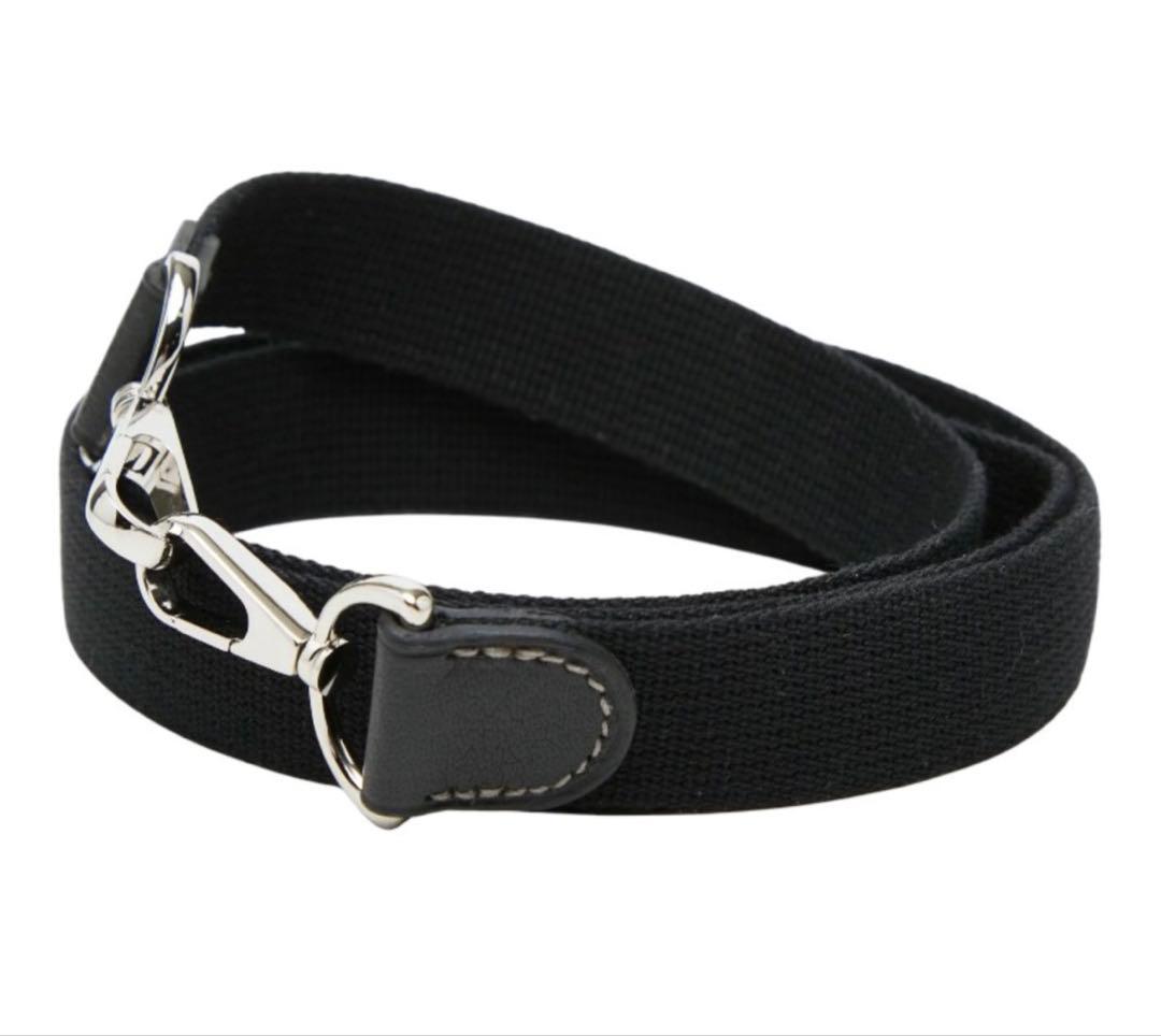 Hermes Shoulder Strap Bag Straps Black — view 2