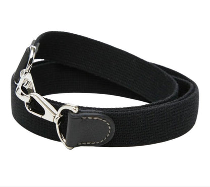 Hermes Shoulder Strap Bag Straps Black — view 2