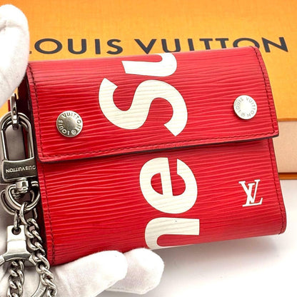 Louis Vuitton Wallet Supreme Epi Chain Shoulder Bag