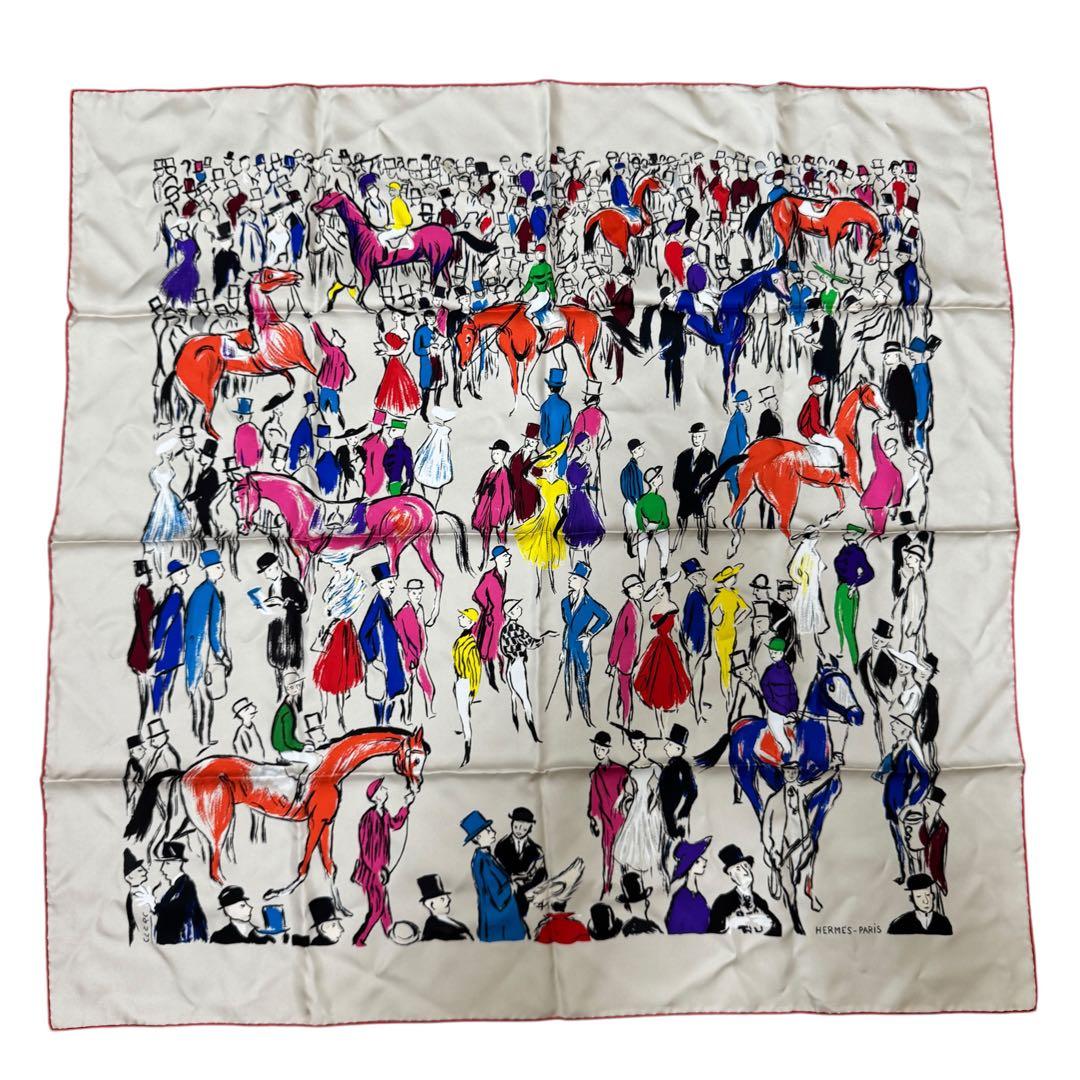 Hermes Carre 90 Paddock Scarf Silk — view 2