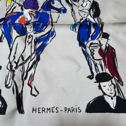 Hermes Carre 90 Paddock Scarf Silk — view 5