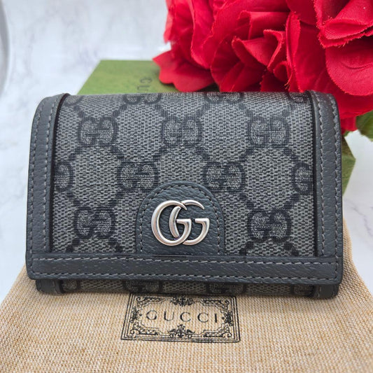 Gucci Business Card Holder Case Ophidia GG