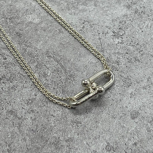 Tiffany & Co Large Double Link Pendant