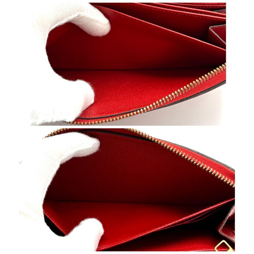 Louis Vuitton Wallet Red Monogram Empreinte Zippy — view 5
