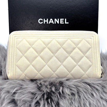 Chanel Wallet Round Wallets Cream — view 2
