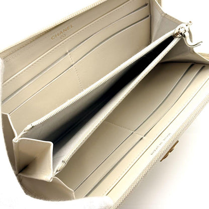 Chanel Wallet Round Wallets Cream — view 3