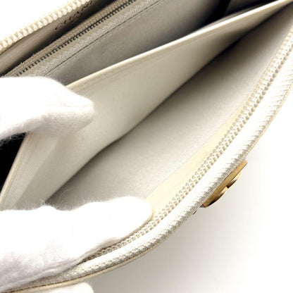 Chanel Wallet Round Wallets Cream — view 8