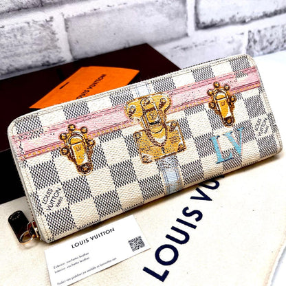 Louis Vuitton Damier Azur Portefeuille Clemence Summer Trunk
