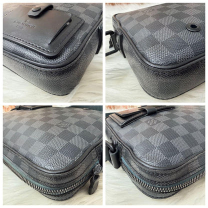 Louis Vuitton Alpha Messenger Shoulder Bag Damier — view 7