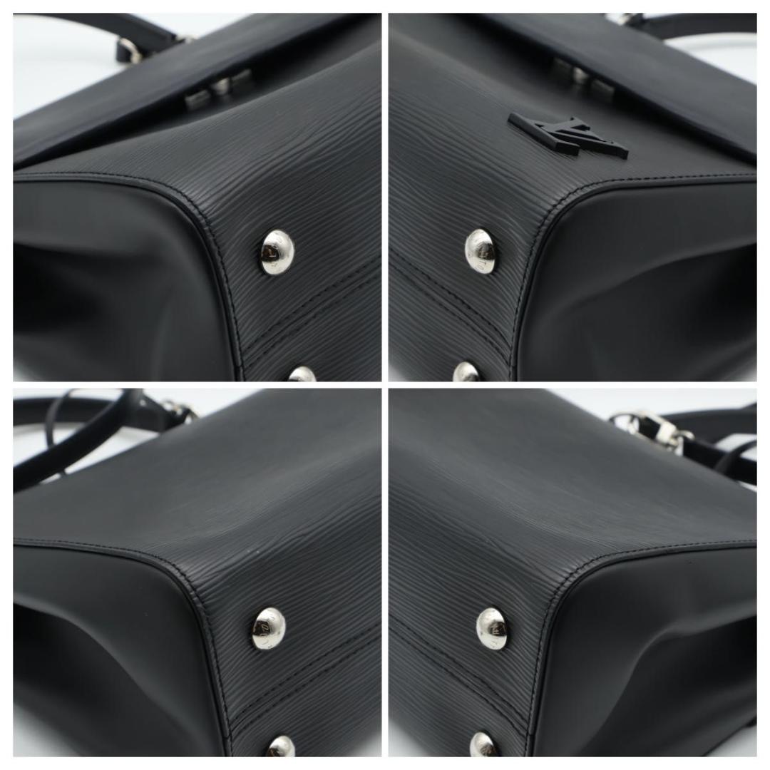 Louis Vuitton Cluny Mm Epi 2-Way Shoulder Bag Black — view 6