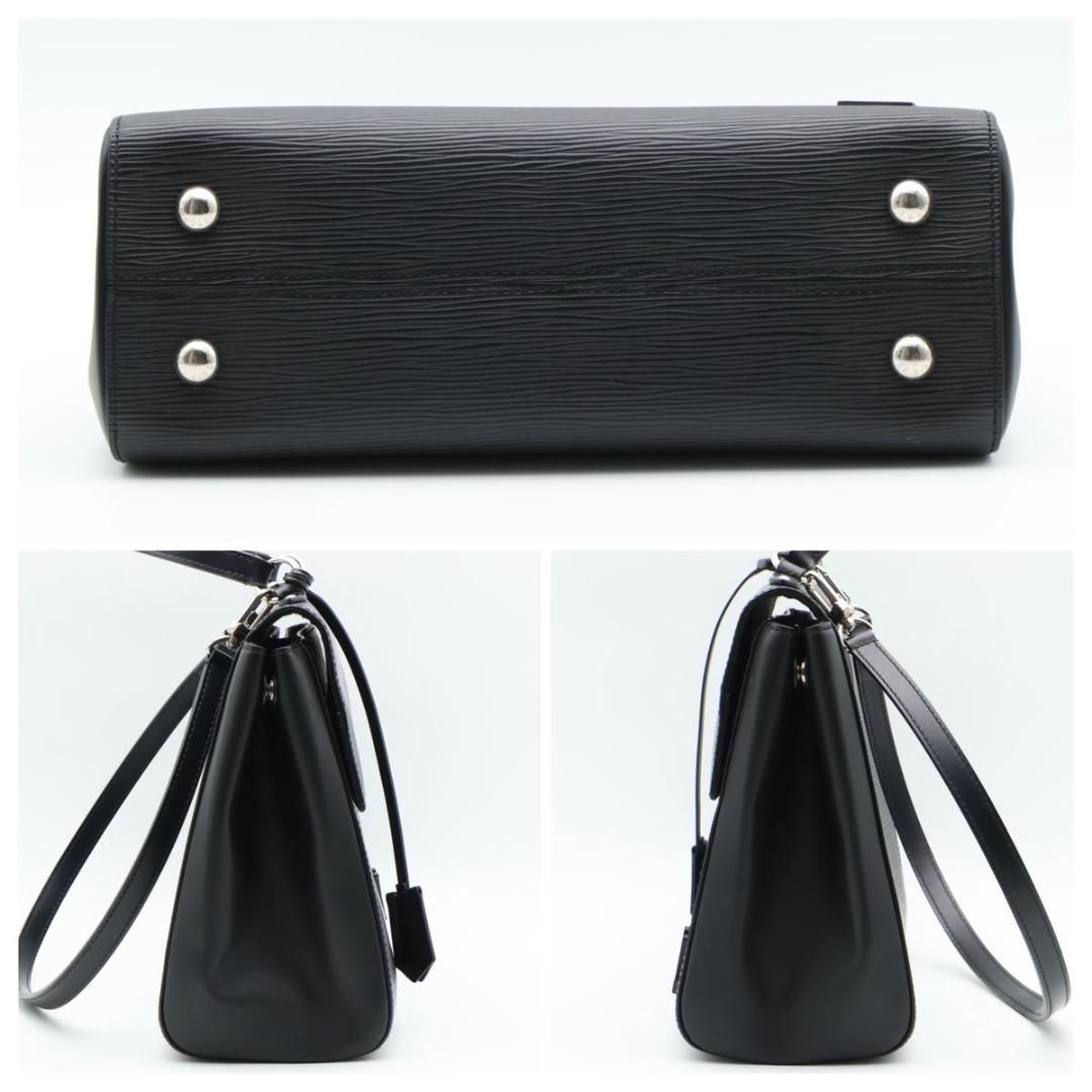 Louis Vuitton Cluny Mm Epi 2-Way Shoulder Bag Black — view 7