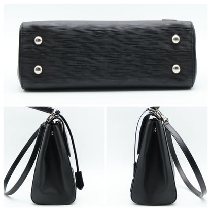 Louis Vuitton Cluny Mm Epi 2-Way Shoulder Bag Black — view 7