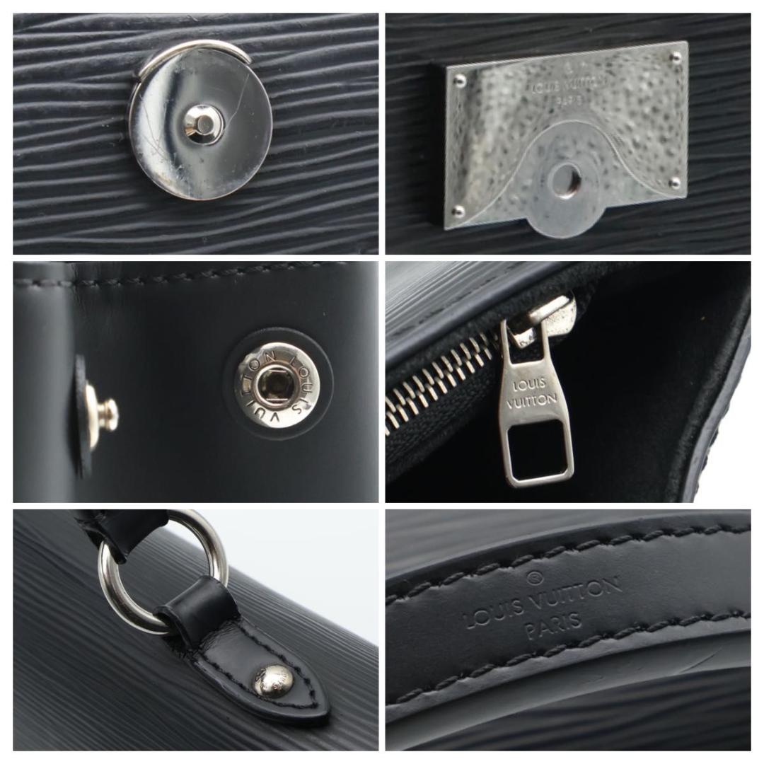 Louis Vuitton Cluny Mm Epi 2-Way Shoulder Bag Black — view 9