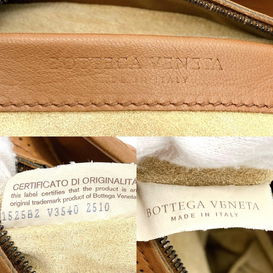 Bottega Veneta Handbag Intrecciato Brown Leather