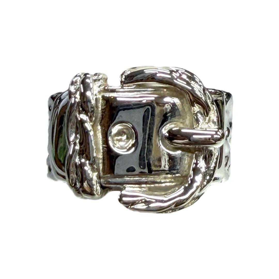 Hermes Silver Diane No 10.5 Ring J_093