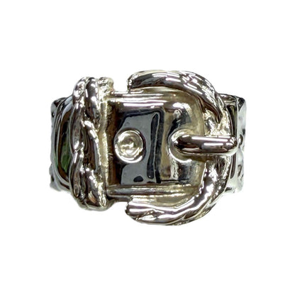 Hermes Silver Diane No 10.5 Ring J_093