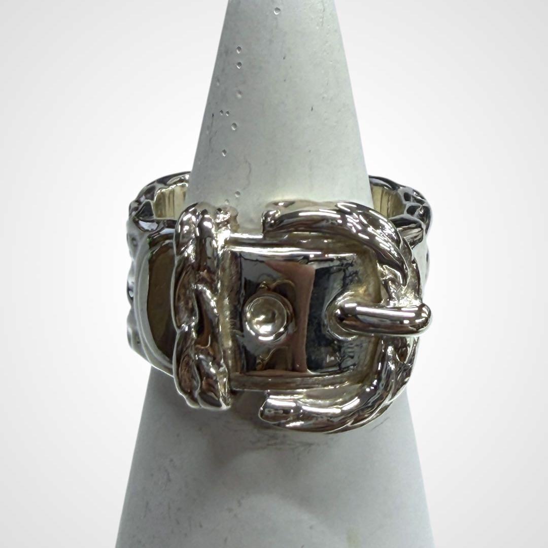 Hermes Silver Diane No 10.5 Ring J_093