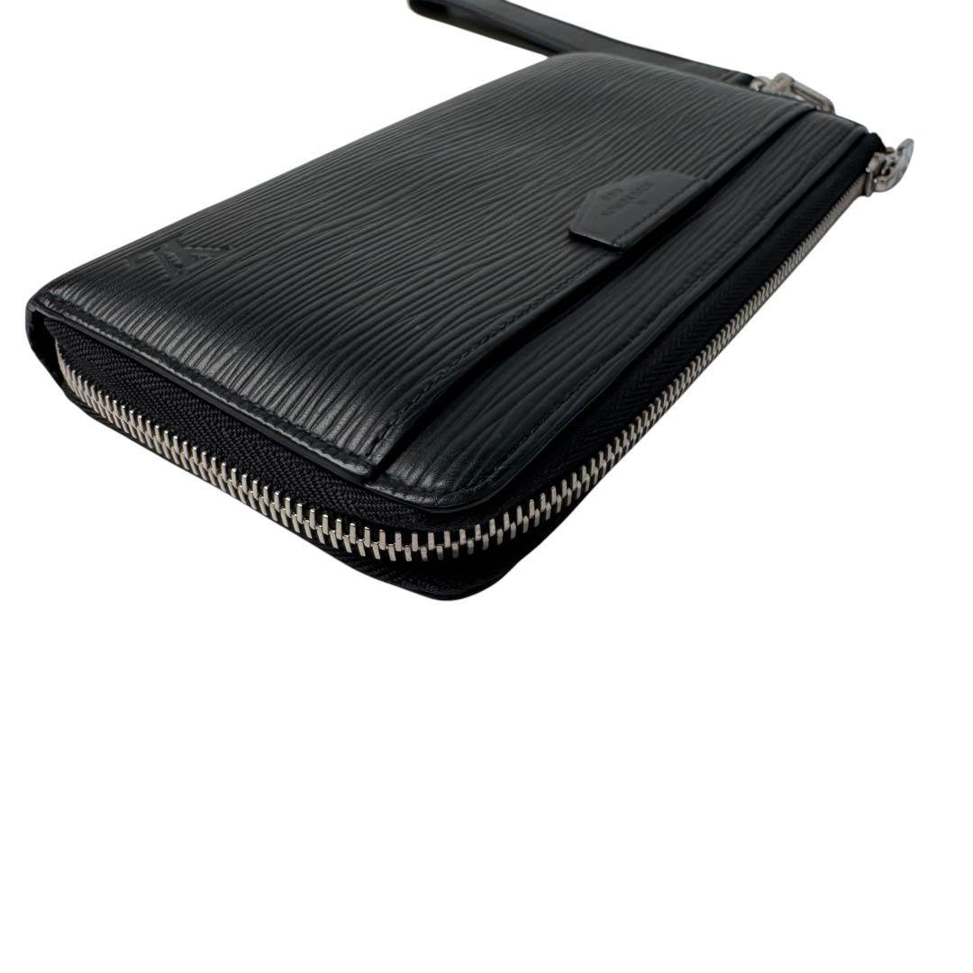 Louis Vuitton Zippy Dragonne Epi Noir Wallet — view 4