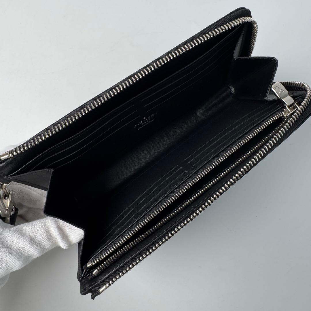 Louis Vuitton Zippy Dragonne Epi Noir Wallet — view 8
