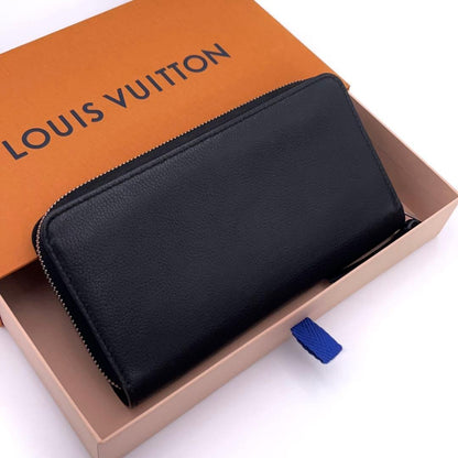 Louis Vuitton Zippy Lockme Wallet Black — view 2